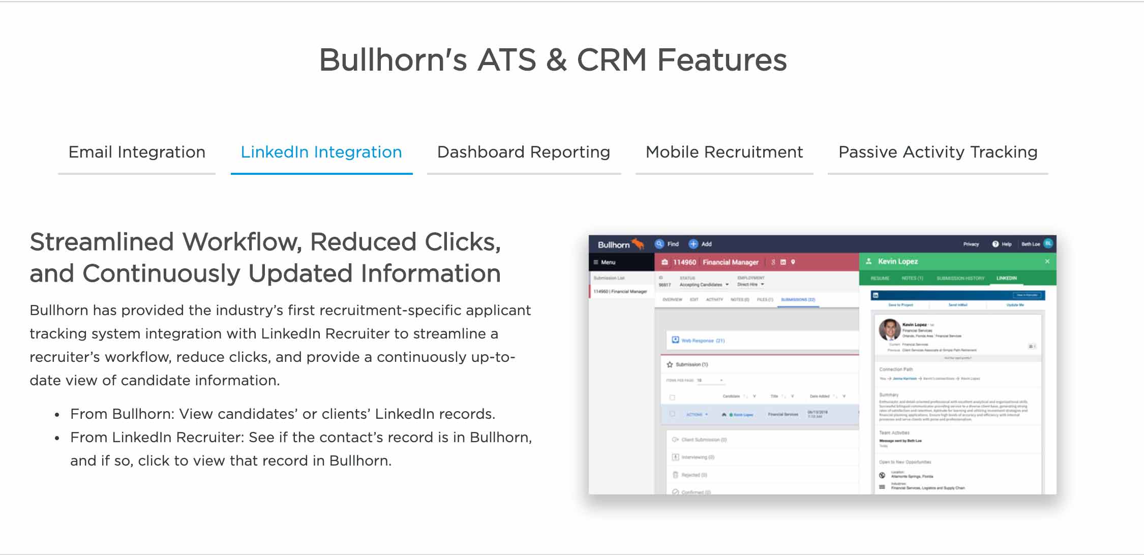 Bullhorn CRM